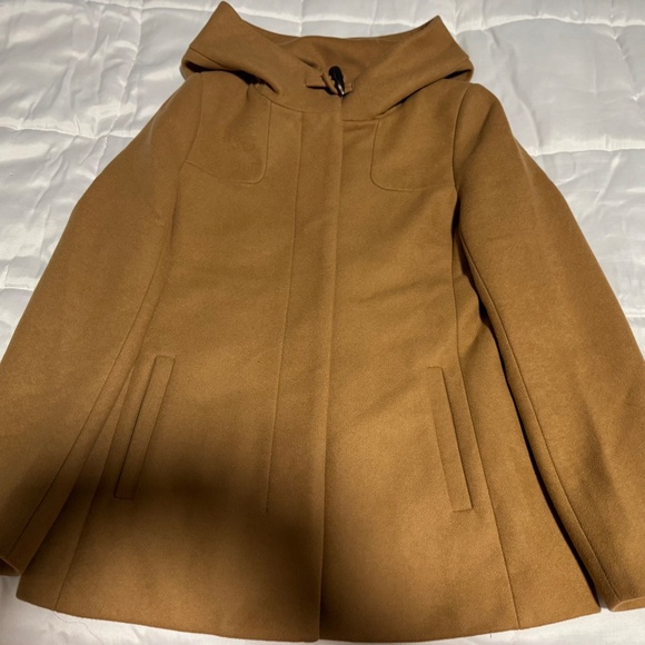 Aritzia Babaton women wool coat Camel color size S - Picture 2 of 6